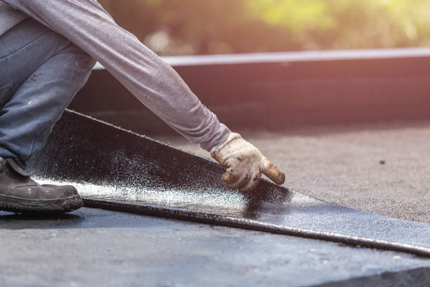 Professional Waterproofing technician working in Westminster, MD